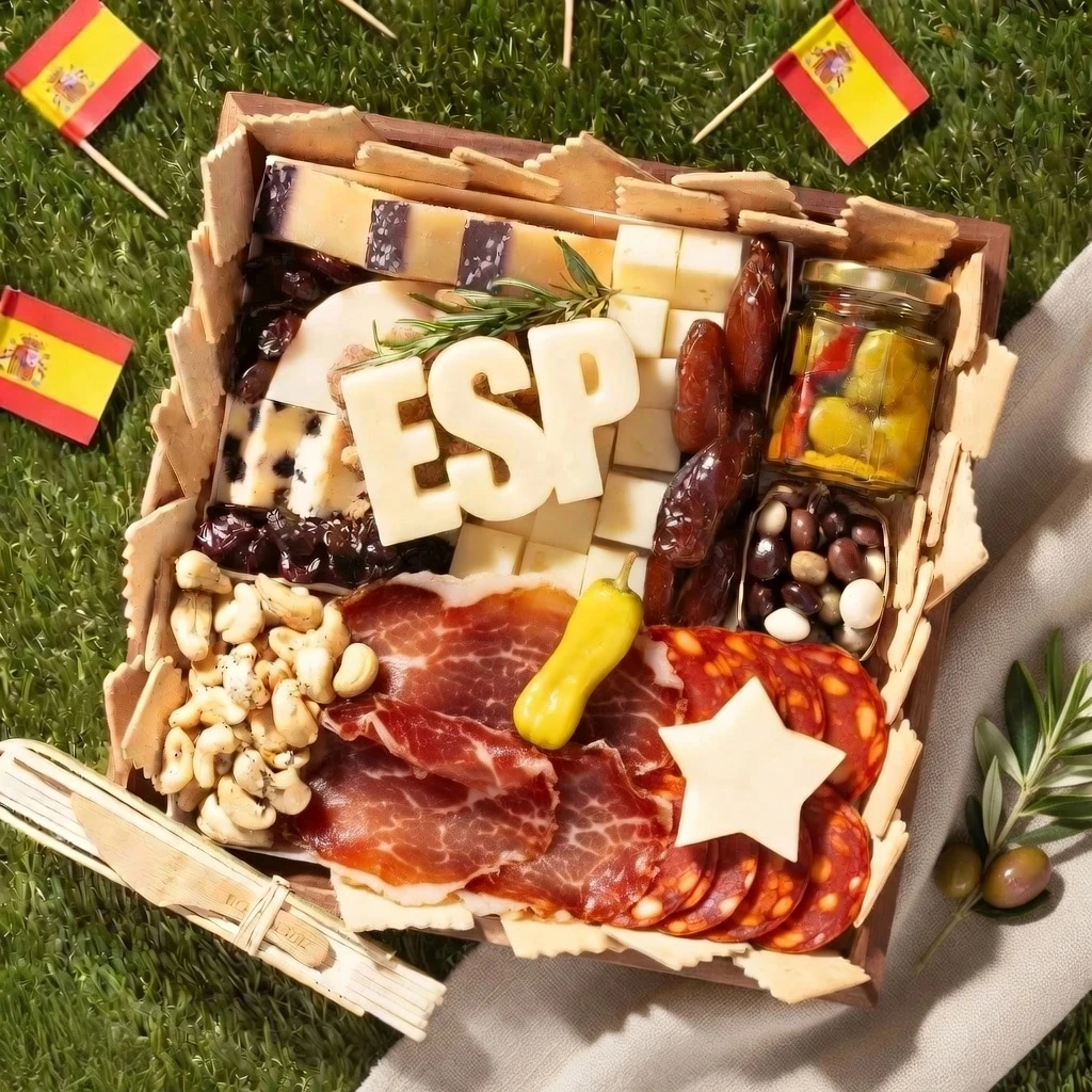 Tabla de Quesos y Embutidos «España»
